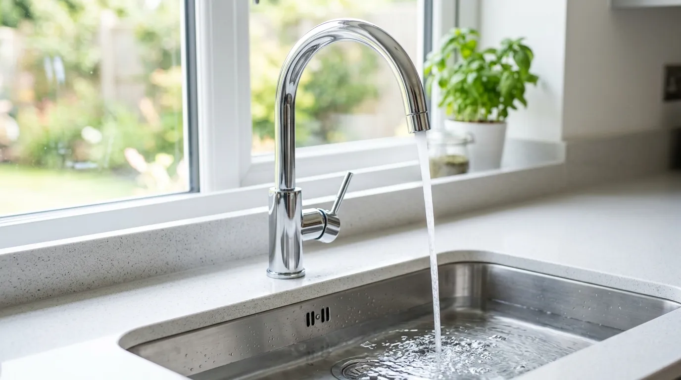 Local Plumbing Master Pros same day plumber fixing a faucet in Ruston, WA